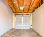 Electric garage door inside